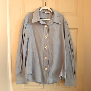 Zara - Blue Blouse - Size S